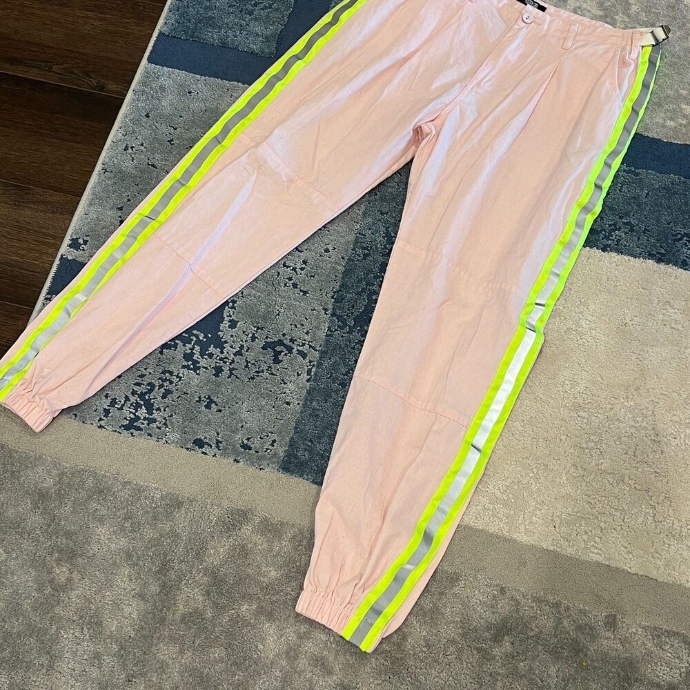 Reflective Joggers Rave Poster Girl Pants Dolls Kill